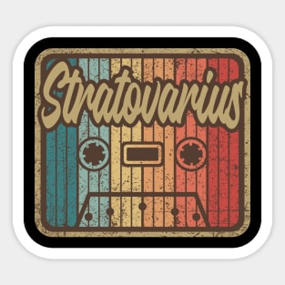 Stratovarius Vintage Cassette Sticker